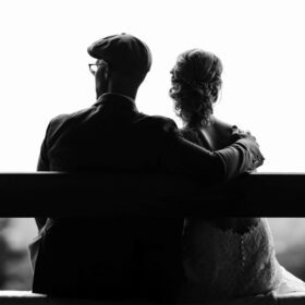 Elderly Couple on Bench